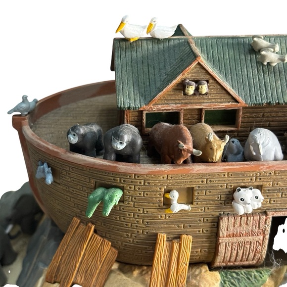 Vintage 2000 Mr Christmas Noah’s Ark Model 24301 Animated Lighted Musical Story - Picture 6 of 12